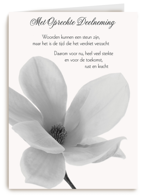 Kaart Hallmark | Condoleance Kaarten | Sterkte Voor De Toekomst
