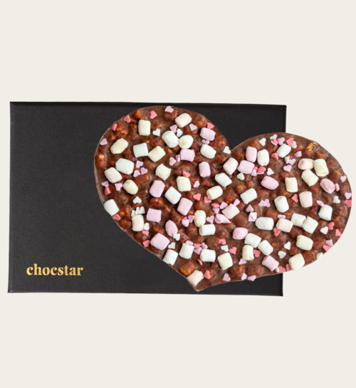 Chocstar Chocolade Hart Marshmallow 