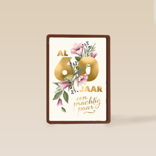 Huwelijksjubileum al 60 jaar een prachtig paar