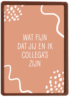 Bedankt kaart thuiswerken wat fijn dat jij en ik collegas zijn