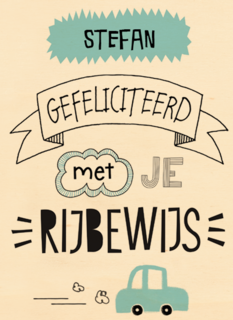 rijbewijs geslaagd gefeliciteerd met je rijbewijs