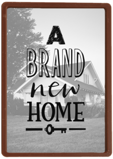 nieuwe woning fotokaart a brand new home