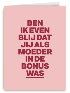Moeders in de bonus AndC