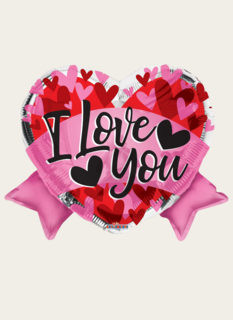 Ballon I Love You Hart
