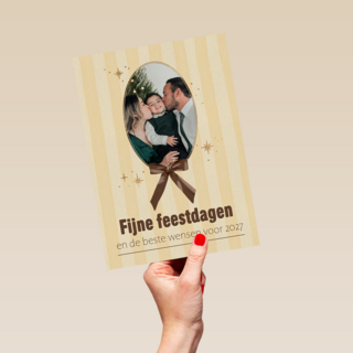Fijne Feestdagen Fotokaart 2027