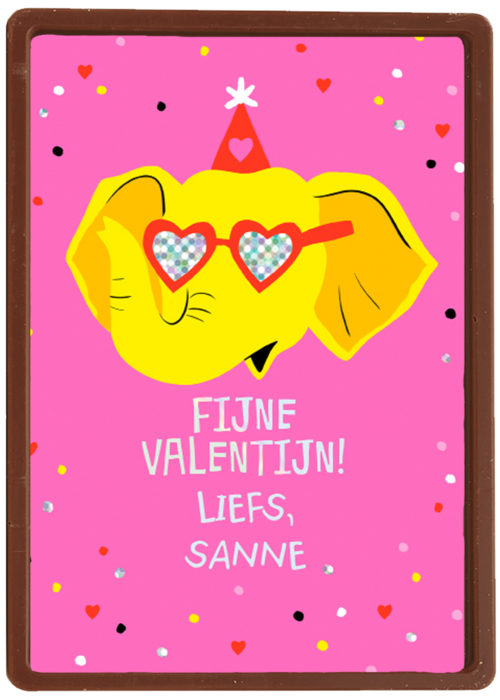 Kaart Hallmark | Valentijn | Fijne Valentijn Party Olifant