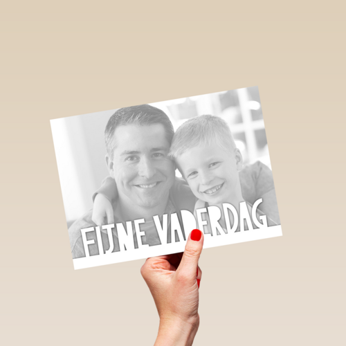 fotokaart fijne vaderdag