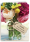 een bos bloemen voor een spoedig herstel