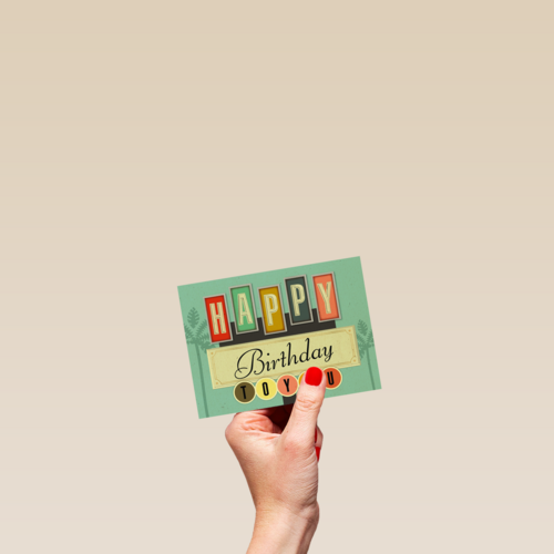 happy birthday sign for you