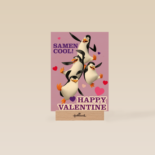 Penguins Samen Cool Valentijn