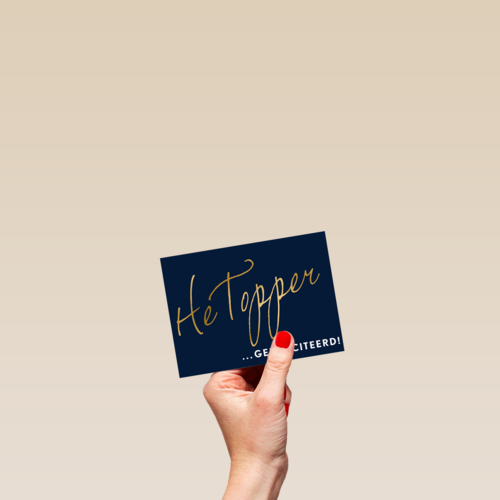 gefeliciteerd kaart man he topper gefeliciteerd