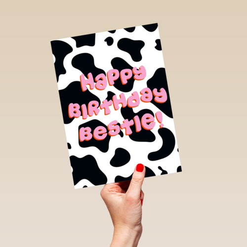 verjaardag kaart hip happy birthday bestie