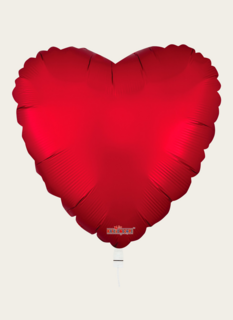Ballon Hartje Rood