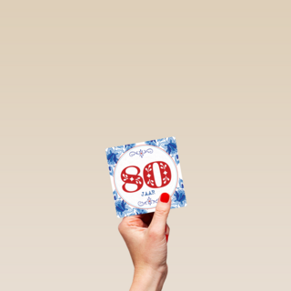 delfts blauw tegel tachtig jaar