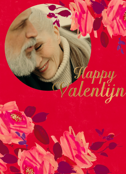 Happy Valentijn fotokaart
