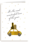 kerstkaart auto it is the most wonderful time of the year