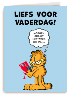 Garfield viert vaderdag