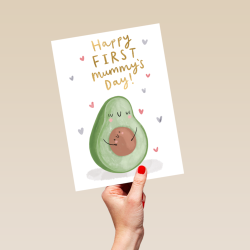 moederdag kaart happy first mummys day