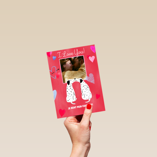 Jij bent mijn favoriet fotokaart