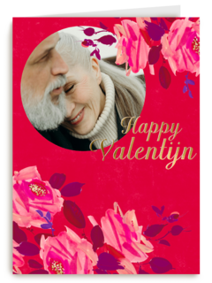 Happy Valentijn fotokaart