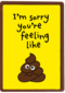 I am sorry you are feeling like shit