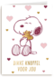 valentijnskaart klassiek snoopy dikke knuffel voor jou