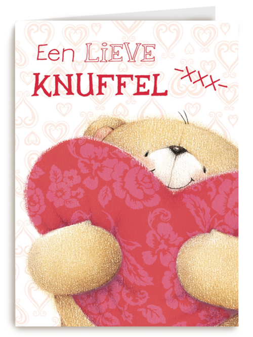 valentijnkaart lieve knuffel