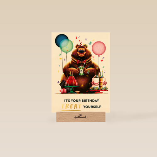 folio bear its your birthday treat yourself