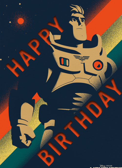 verjaardag kaart lightyear happy birthday
