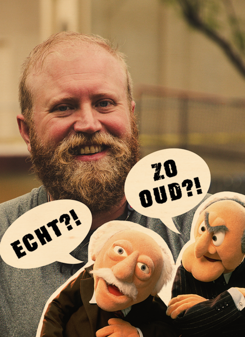 verjaardag kaart muppets foto waldorf statler
