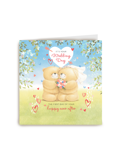Pas getrouwd kaart 2 Forever Friends beren