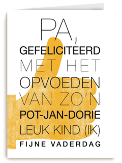vaderdag grappig gefeliciteerd met het opvoeden van zon leuk kind