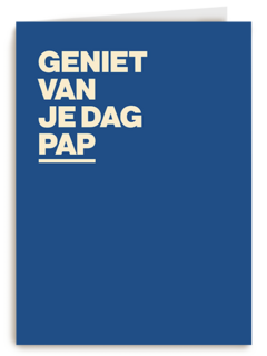 vaderdag kaart andc geniet van je dag pap