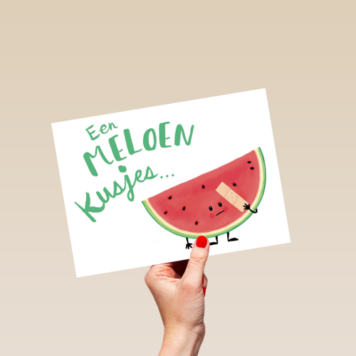 een meloen kusjes