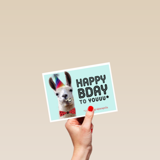 happy bady party alpaca