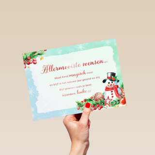 Kerstkaart speciale momenten Maak Kerst magisch mooi