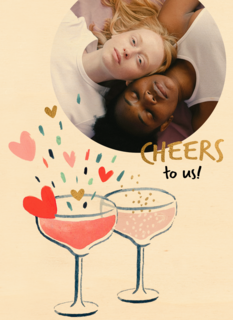 Cheers to us fotokaart
