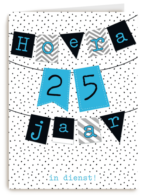 vlaggenlijn 25 jaar