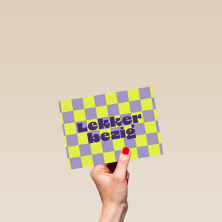 Lekker bezig groen lila