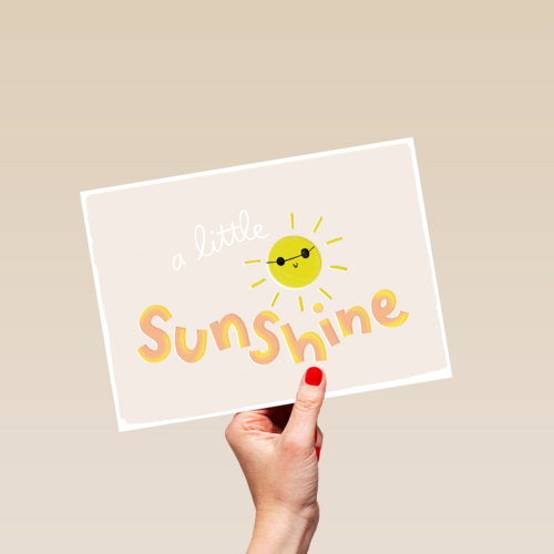 Beterschap kaart Hello Sunshine