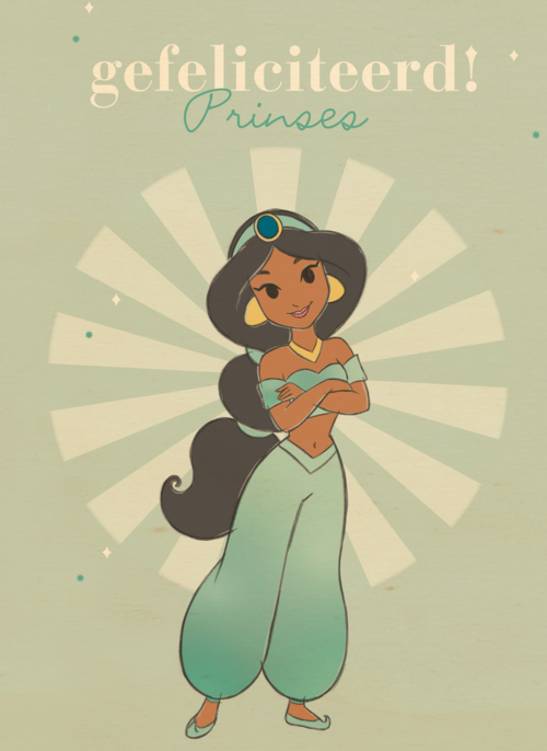 prinses kaart disney gefeliciteerd prinses jasmin