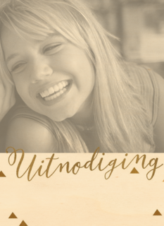 een super toffe uitnodiging voor een feestje