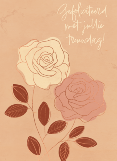 Love Story Gefeliciteerd trouwdag