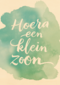 watercolor hoera een kleinzoon