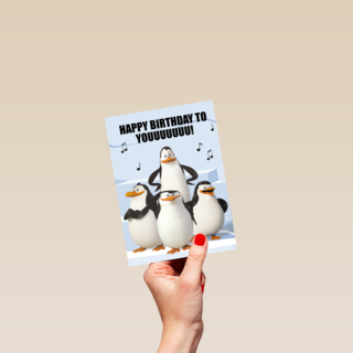 Penguins verjaardagskoor