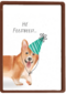 Verjaardagskaart hee feestbeest Corgi
