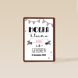 kleine een meid is geboren