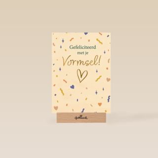 Gefeliciteerd vormsel confetti