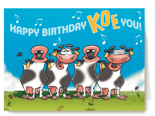 Verjaardagskaart Hallmark | Happy Birthday Koe You