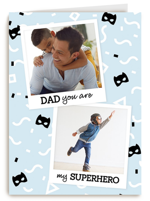 Kaart Hallmark | Vaderdag | Fotokaart Dad You Are My Superhero
